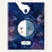 Winging Moon Forgiveness Journal ノートブック (正面)