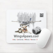 Wings4paws – マウスパッド (マウス)