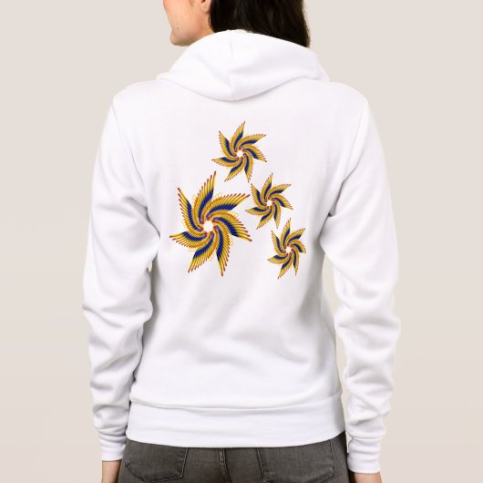 wings パーカ (裏面)