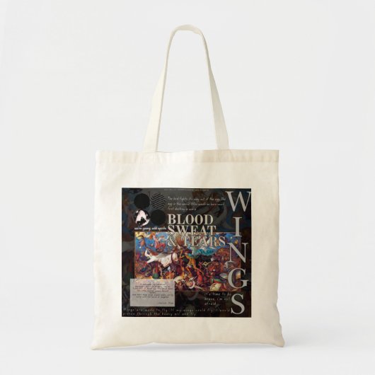 Wings Baroque Tote Bag トートバッグ (正面)