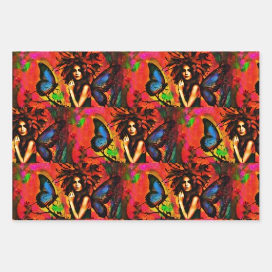 Wings of a Fairytale  ラッピングペーパーシート (正面)