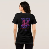 Wings of Angels  トライブレンドＴシャツ (裏面全面)