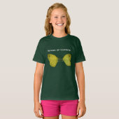 Wings of Change | 蝶グラフィックガールズTシャツ Tシャツ (正面フル)
