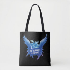 Wings of Chill Tote Bag - No Burnout Allowed トートバッグ