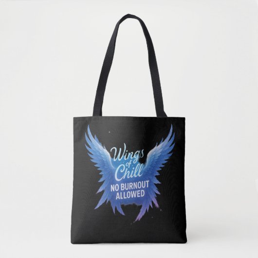 Wings of Chill Tote Bag - No Burnout Allowed トートバッグ (正面)