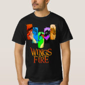 Wings Of Fire retro Tシャツ (正面)