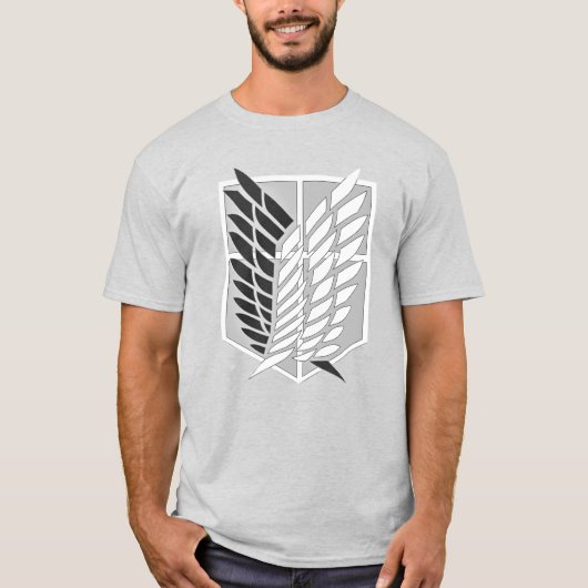 Wings of Freedom — Survey Corps Emblem Tee Tシャツ (正面)