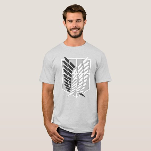 Wings of Freedom — Survey Corps Emblem Tee Tシャツ (正面フル)
