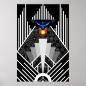 Wings Of Lightning Deco Mech Flare Archival Poster ポスター (正面)