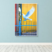 Wings of Peace キャンバスプリント (インサイチュ (ウッドフロア))