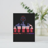 Wings of remembrance black ポストカード (スタンド正面)