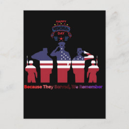 Wings of remembrance black ポストカード