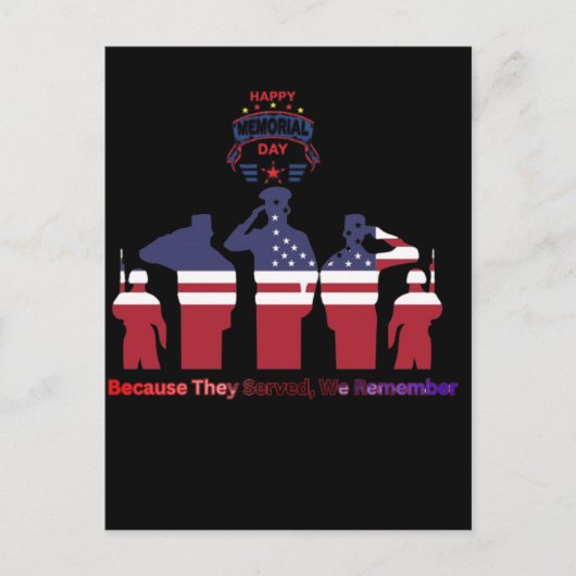 Wings of remembrance black ポストカード (正面)