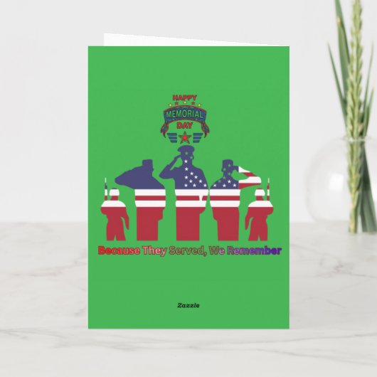 Wings of remembrance kelly green カード (裏面)