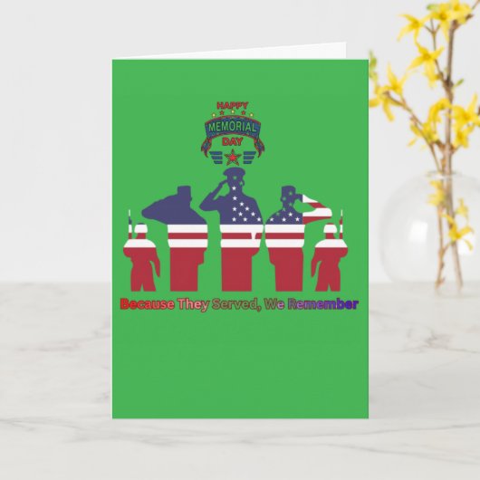 Wings of remembrance kelly green カード (黄色い花)