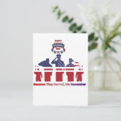 Wings of remembrance white ポストカード (スタンド正面)