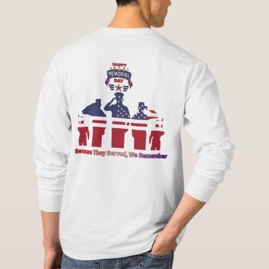 Wings of remembrance white tシャツ (裏面)