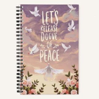 Wings of Serenity Notebook 🕊️🌹 ノートブック