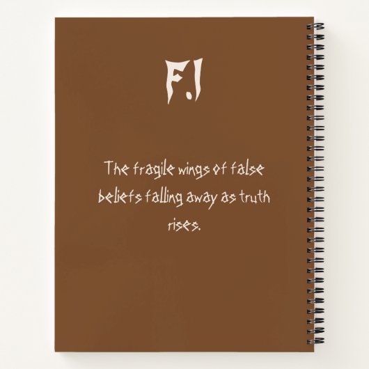 Wings of Truth – Flutter of Illusions ノートブック (裏面)