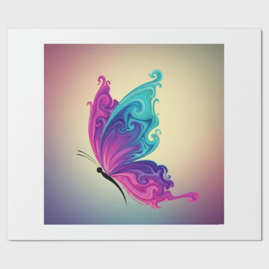 Wings of whimsy and Light ラッピングペーパー (フラット)