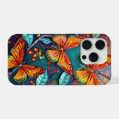 Wings on Fire, Late Summer Butterflies iPhoneケース (裏面横)