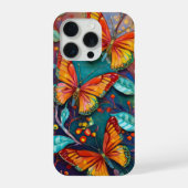 Wings on Fire, Late Summer Butterflies iPhoneケース (裏面)