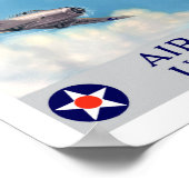 Wings Over America -- Air Corps第2次世界大戦 ポスター (角)