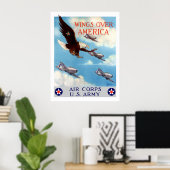 Wings Over America -- Air Corps ポスター (ホームオフィス)