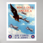 Wings Over America -- Air Corps ポスター (正面)