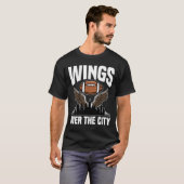 WINGS OVER THE CITY - PHILADELPHIA FOOTBALL Tシャツ (正面フル)