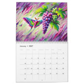 Wings & Petals – Modern Butterflies in Bloom 2026 カレンダー (1月 2027)