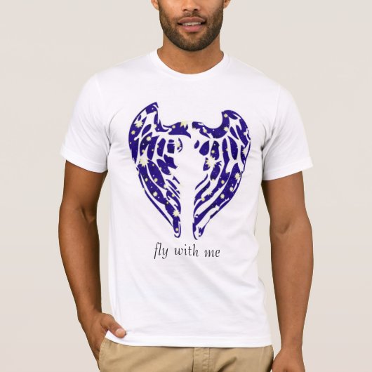 wings_stars2の私を持つはえ tシャツ (正面)