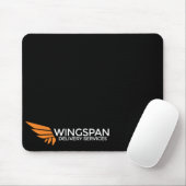 WINGSPANの配達サービスのロゴのmousepad マウスパッド (マウス)