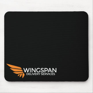 WINGSPANの配達サービスのロゴのmousepad マウスパッド