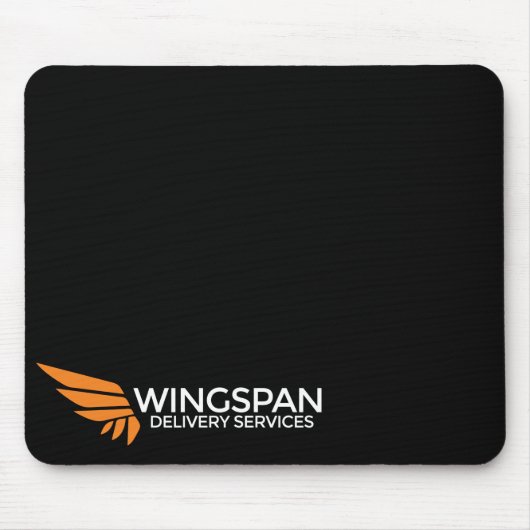 WINGSPANの配達サービスのロゴのmousepad マウスパッド (正面)