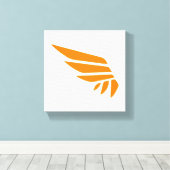 WINGSPANアイコンキャンバス印刷（オレンジ） キャンバスプリント (インサイチュ (ウッドフロア))