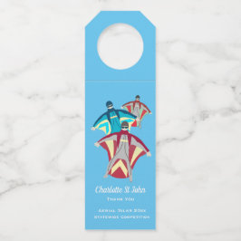 Wingsuet Skydivingをテーマにした ボトルネックタグ