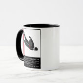 Wingsuit Skydiveのマグ マグカップ (正面左)