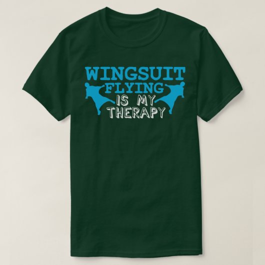 Wingsuiting Journey Wingsuit Basejumping3 Tシャツ (デザイン正面)