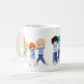 Wingz Mug – あなたのFav Wingzキャラクターをフィーチャー コーヒーマグカップ (正面左)