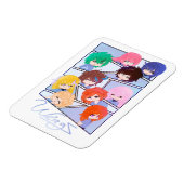 Wingz Multi Character Magnet マグネット (左側)