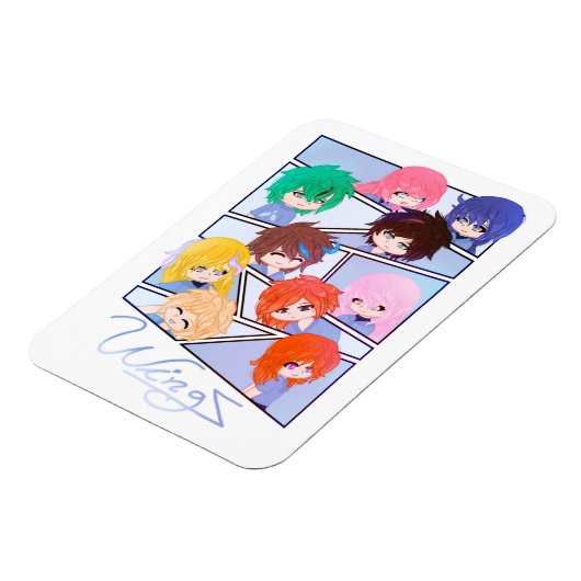 Wingz Multi Character Magnet マグネット (左側)