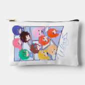 Wingz Multi Character Print Cut Sew Bag アクセサリーポーチ (正面)
