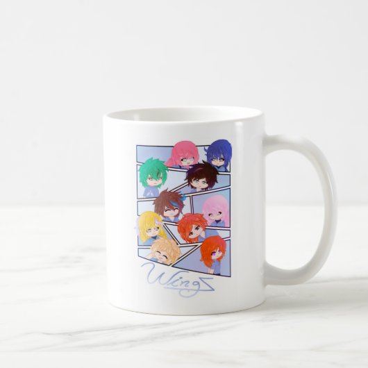 Wingz Multi Characters Mug コーヒーマグカップ (右)