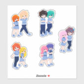 Wingz Students Sticker Pack - Sheet 1 シール (シート)