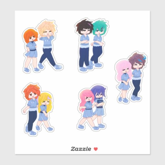 Wingz Students Sticker Pack - Sheet 1 シール (シート)