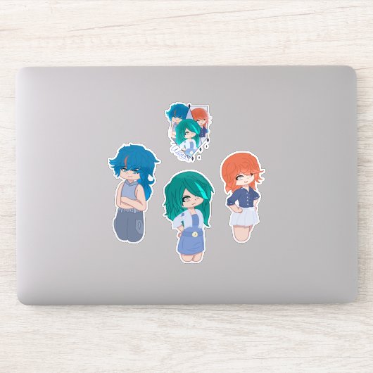 Wingz Warriors ステッカーパック - シート2 シール (コンピューター)