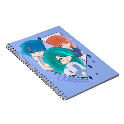 Wingz Warriors Spiral Photo Notebook ノートブック (右側)