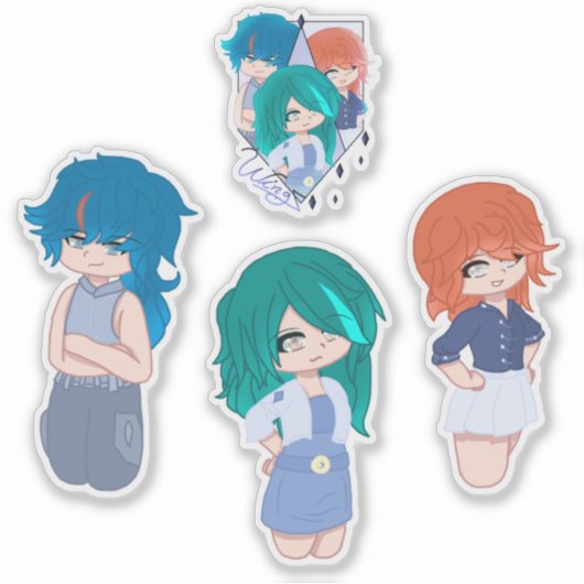 Wingz Warriors Sticker Pack - Sheet 2 シール (正面)