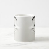 Winking Cartoon Face 3D モーフィングマグカップ (中央)